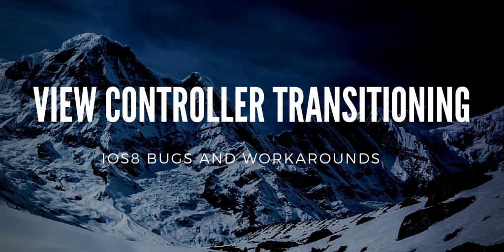 Transitioning bugs