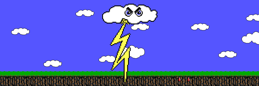 Angry Cloud from Commander Keen 4